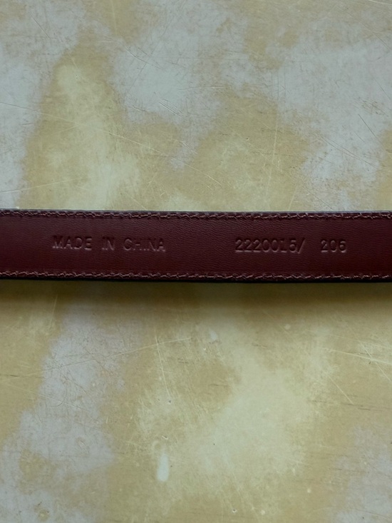 Ralph Lauren Rare 90\'s Vintage Brown/Brass Leather Belt 38\